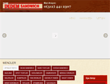 Tablet Screenshot of dedemsandwichyildiz.com